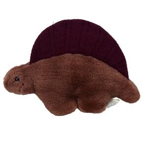 RARE DAKIN Vintage 1984‎ Prehistoric Pets Grape color DIMETRODON Dinosaur Plush